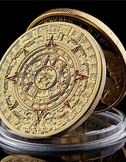 Load image into Gallery viewer, Mexico Mayan Aztec Calendar Art Prophecy Culture Challenge Coin Collectibles
