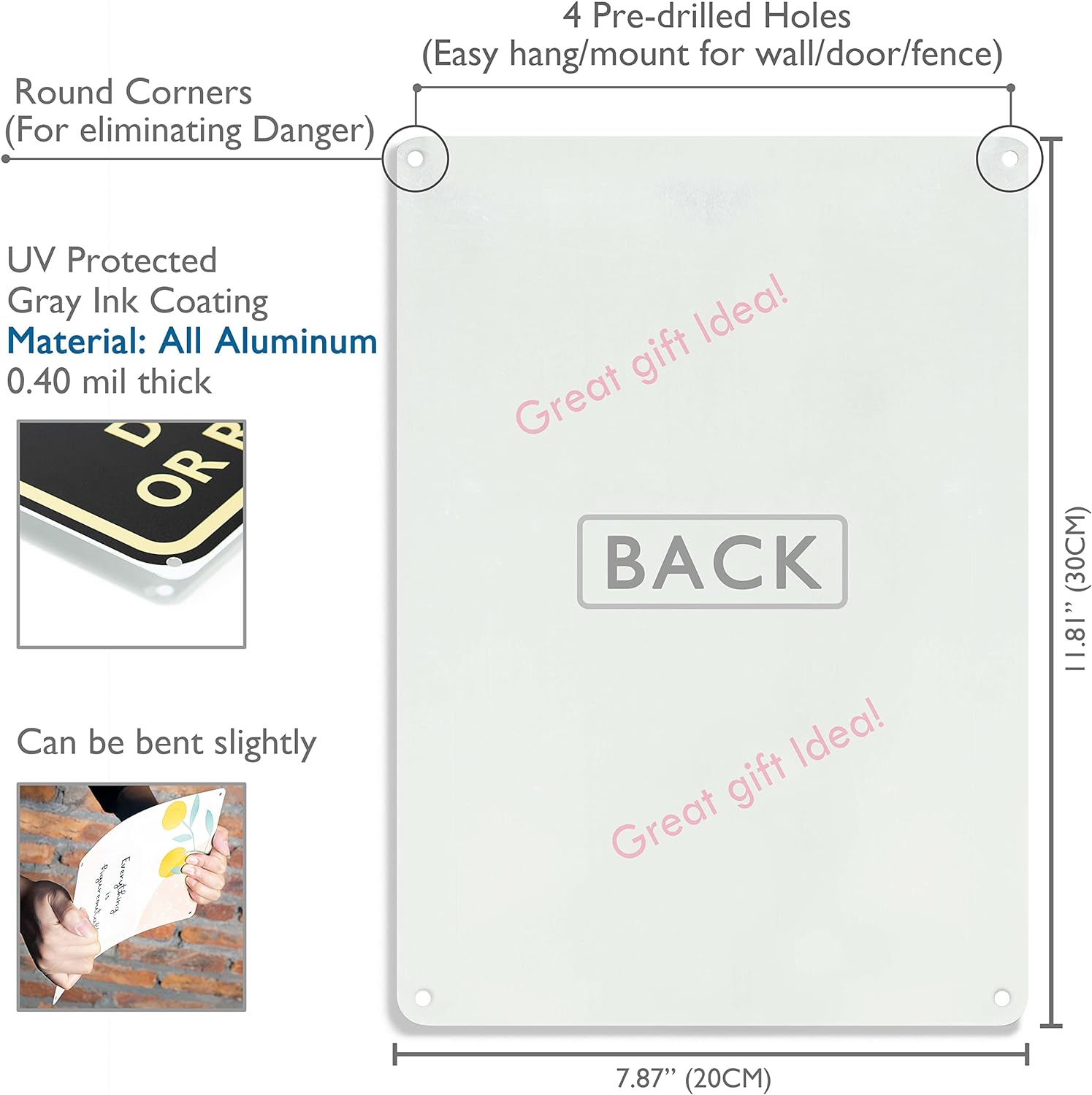 If Something Here Offends You Tin Sign For Garage Home Bar Wall Decor