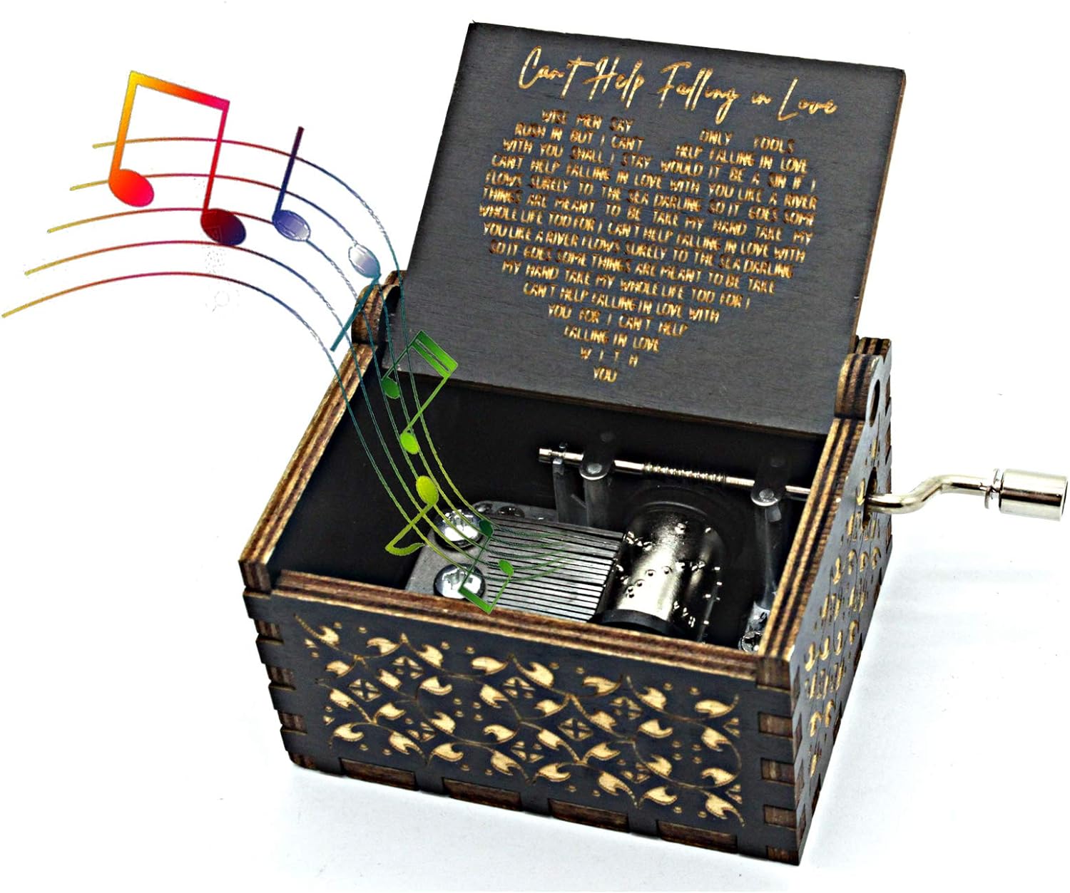 Gifts for Girlfriend, Wooden Music Box, I Love You Gifts for Her