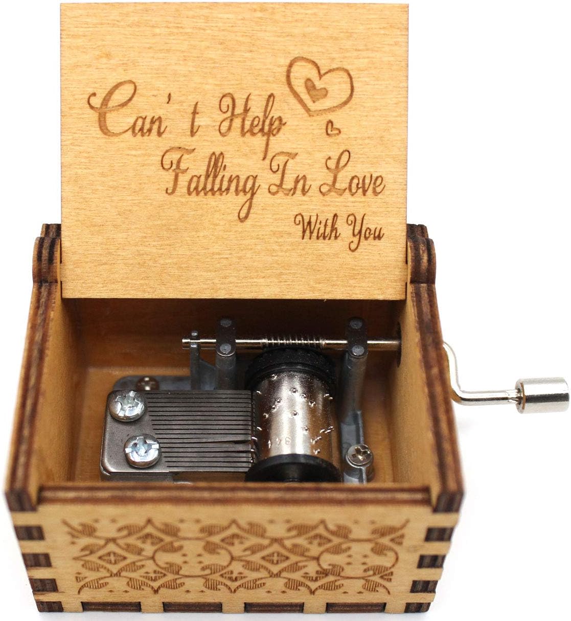 Wooden Music Box - Can’t Help Falling in Love Music Boxf or The Lover Or Boyfriend
