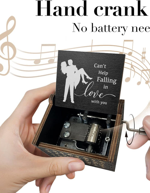 Load image into Gallery viewer, Can’t Help Falling in Love Music Box for Lover Girlfriend Boyfriend Wife Husband
