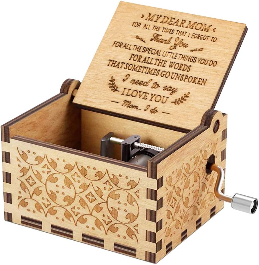 Music Box Gift for Mom from Daughter Son Plays You are My Sunshine