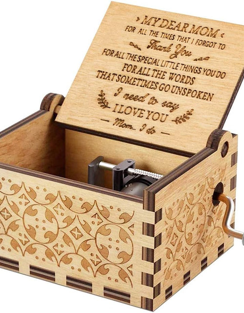 Load image into Gallery viewer, Music Box Gift for Mom from Daughter Son Plays You are My Sunshine
