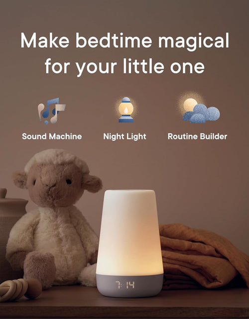 Load image into Gallery viewer, Rest Baby Sound Machine, Night Light | 2nd Gen | Sleep Trainer, Time-to-Rise Alarm Clock, White
