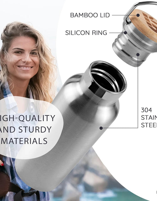 Load image into Gallery viewer, Metal Insulated Water Bottle 16 oz
