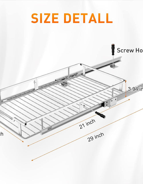 Load image into Gallery viewer, Pull Out Cabinet Organizer, Heavy Duty Slide Out Pantry Shelves Sliding Drawer Storage For Kitchen
