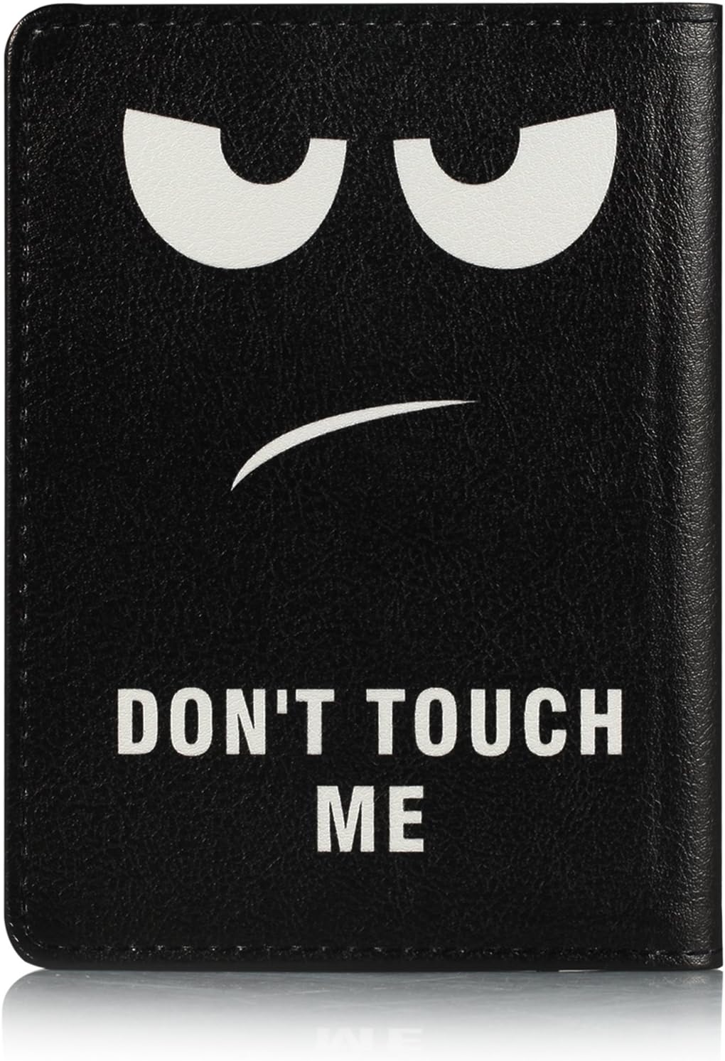 Passport Holder Cover Case PU Leather RFID Blocking Card Holder Cute Luggage Wallet Case for Women Men, Don't Touch