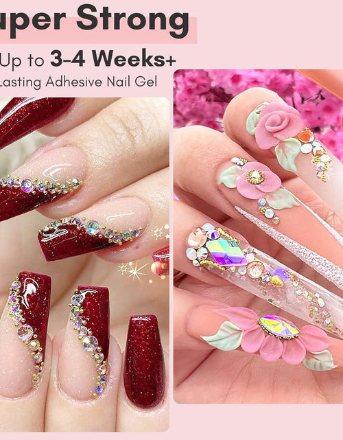 Load image into Gallery viewer, Nail Rhinestone Glue for Nails, Super Strong Gel Nail Glue for Nail Charm 3D Nails Bling
