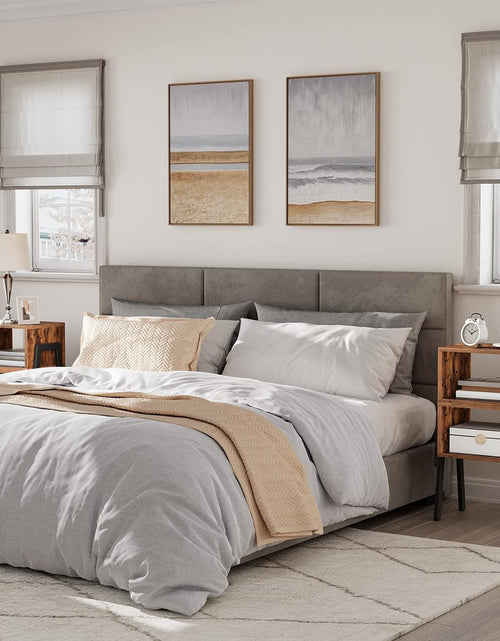 Load image into Gallery viewer, Set of 2 Bedside Tables Nightstands Stackable Narrow End Table with Open Storage
