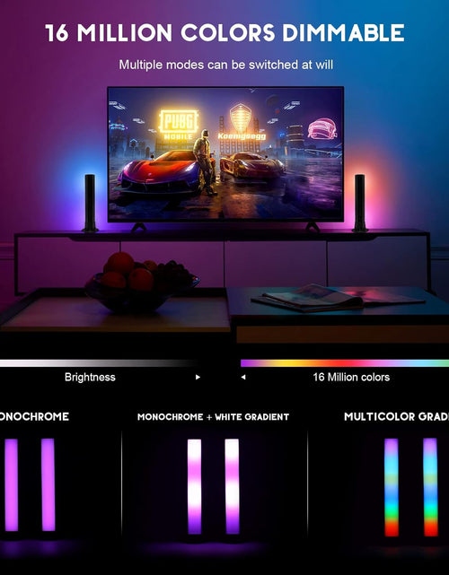 Load image into Gallery viewer, RGB Light Bars, Smart Light Bar with Scene Modes and Music Modes, Ambient Lighting TV Backing, RGB
