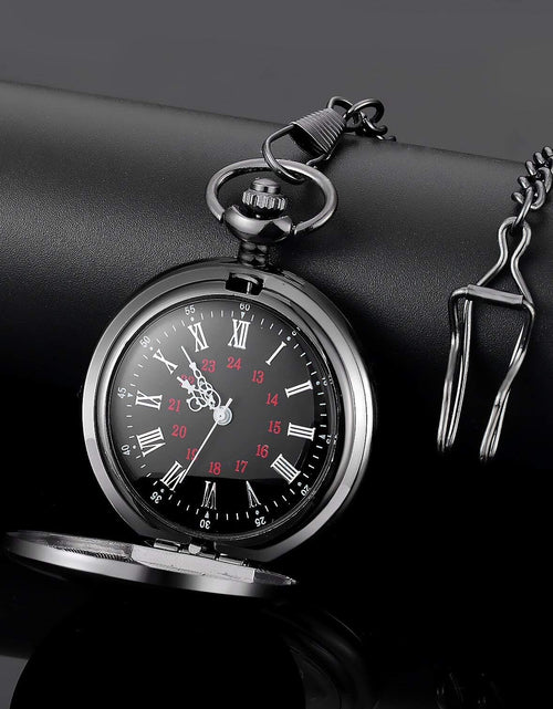 Load image into Gallery viewer, Pocket Watch with Chain, Engraved to My Son, I Love You Pocket Watches
