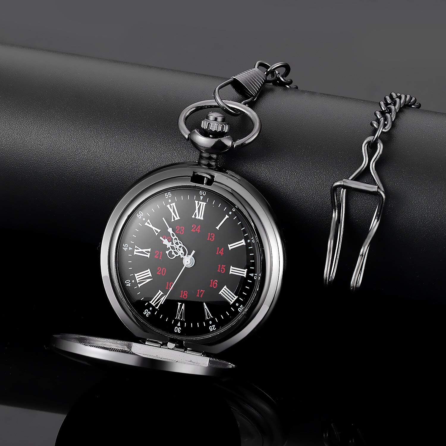 Pocket Watch with Chain, Engraved to My Son, I Love You Pocket Watches