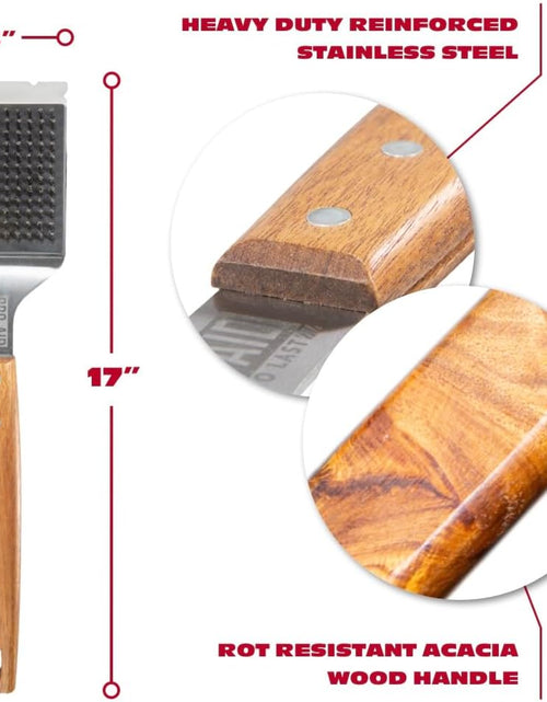 Load image into Gallery viewer, BBQ-Aid Grill Brush and Scraper for Barbecue No Scratch- BBQ Grill Brush for Any Grill
