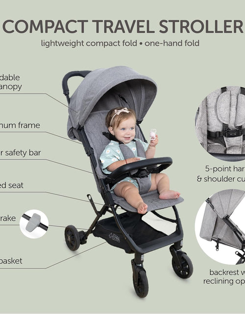 Load image into Gallery viewer, Lightweight Travel Stroller for Baby &amp; Toddlers - Easy Fold &amp; Compact Stroller with Canopy
