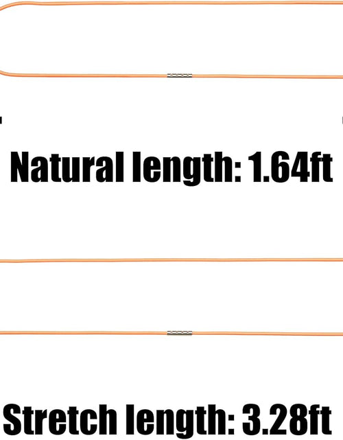 Load image into Gallery viewer, 8 Pieces 3.28 Ft Trash can Bands Large Rubber Bands Garbage Can Bag Holder 13-30 Gallon Garbage Can, 8 Colors
