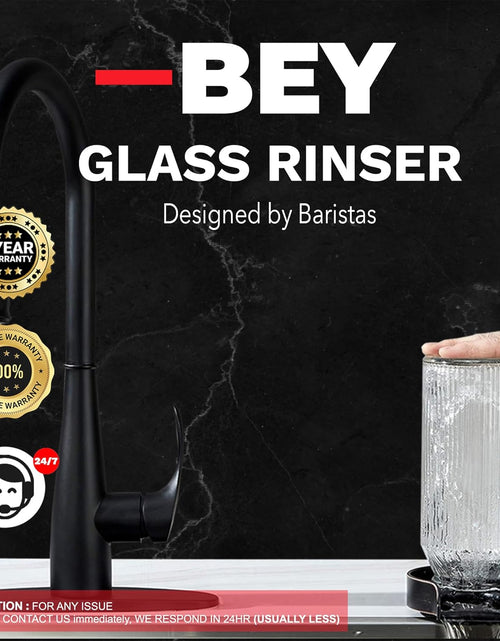 Load image into Gallery viewer, Automatic Glass Rinser - Powerful Cup Washer for Kitchen Sink, Stainless Steel Baby Bottle Cleaner Sinks Attachment
