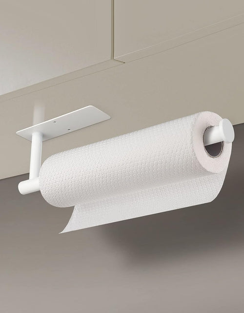 Load image into Gallery viewer, Paper Towel Holder Under Cabinet, Self Adhesive Wall Mount Paper Towel Holder
