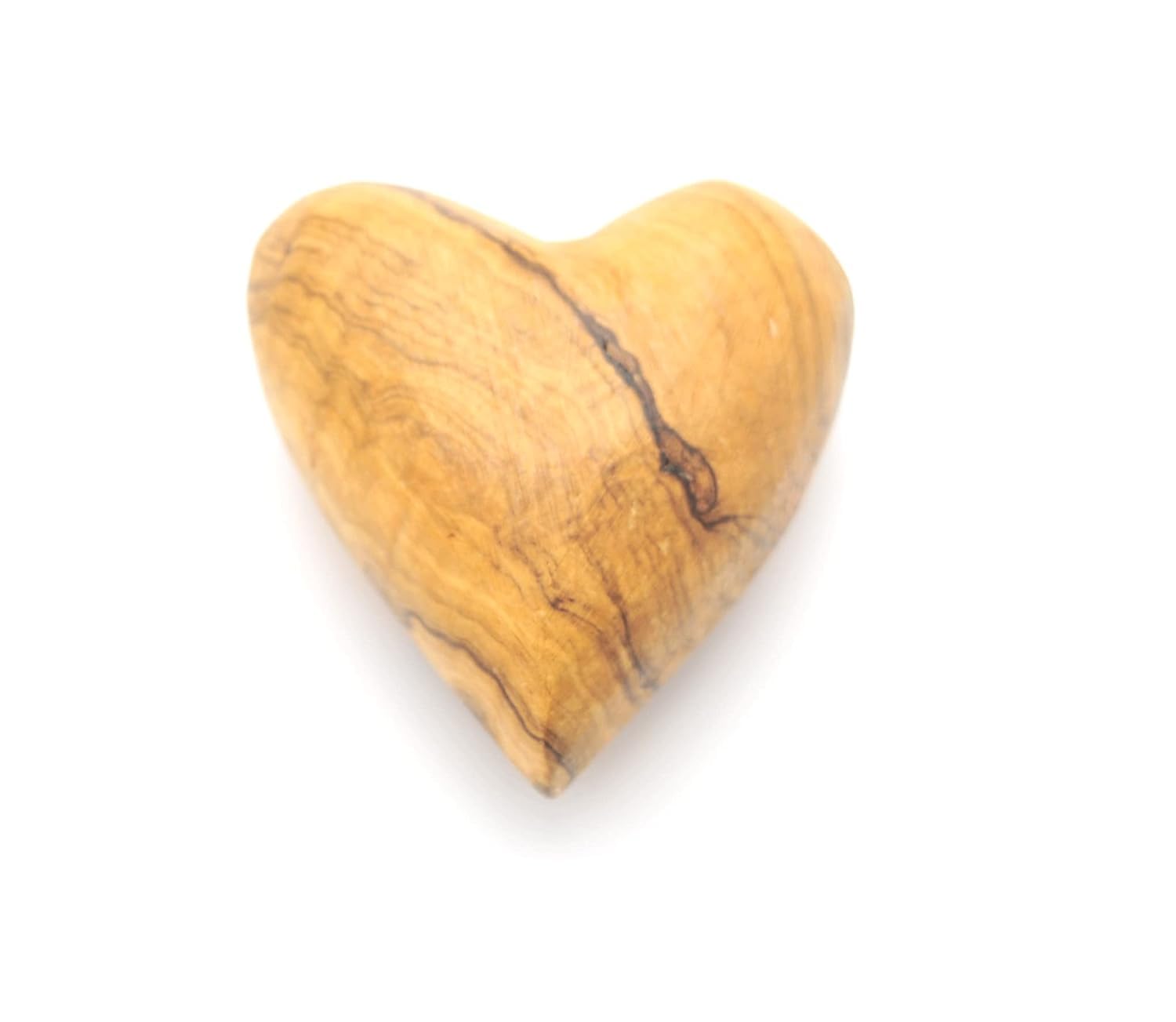 Handmade Wooden Hearts, Set of Five Olive Wood Carved Hearts from the Holy Land,for Wedding, Wood Heart Décor