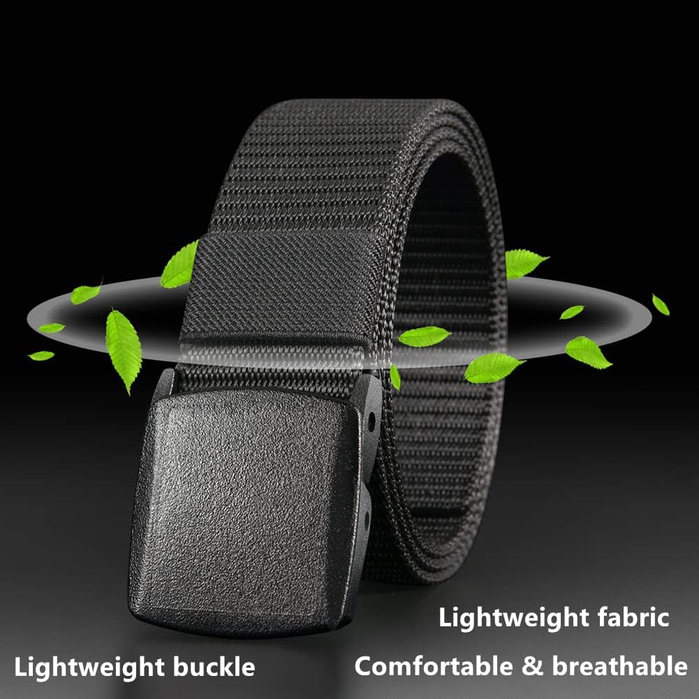 8 Pack Nylon Military Tactical Plastic Buckle Belt Webbing Canvas Outdoor Web Belt