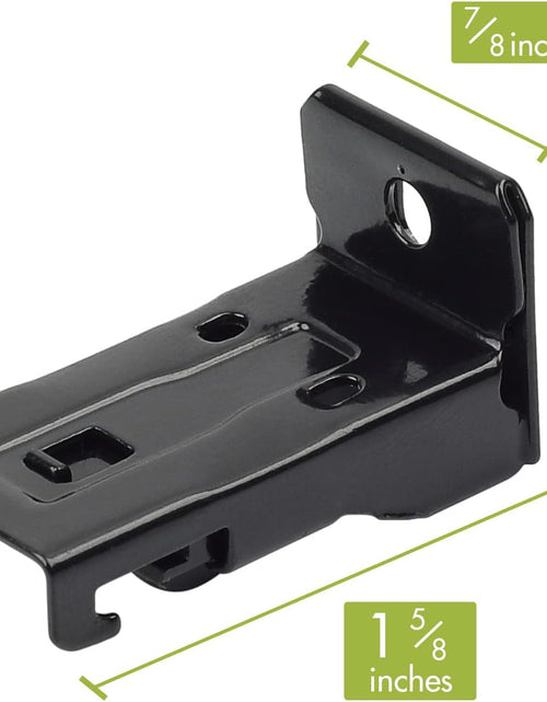 Load image into Gallery viewer, Black Wall Mount Brackets for Black Flexible Curtain Track, Bendable Curtain Track Wall Mounting Hardware (20 PCS)
