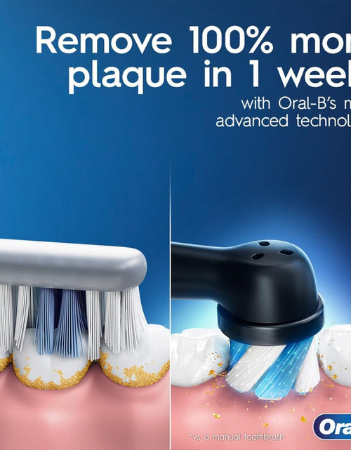 Load image into Gallery viewer, Deep Clean Rechargeable Electric Powered Toothbrush, Black with iO Series 3 Limited, 2 Brush Heads and Travel Case
