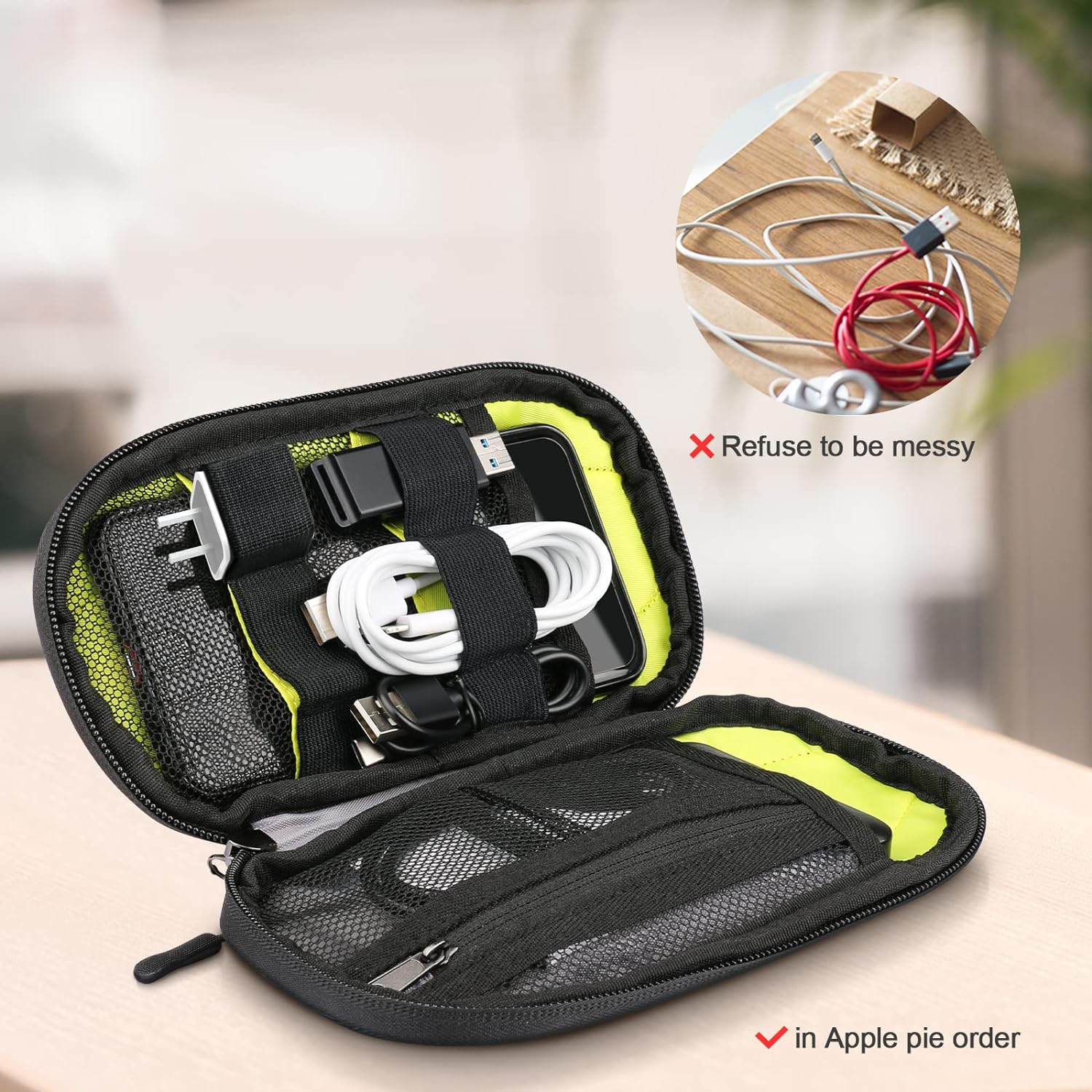 Electronic Organizer Travel Universal Accessories Storage Bag Portable