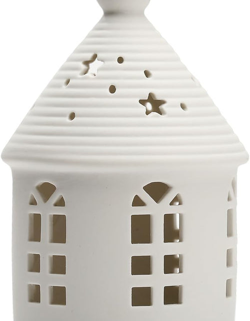 Load image into Gallery viewer, Ceramic Lighthouse Home Decoration Tabletop Handcarved Porcelain Figures with LED light Battery Included
