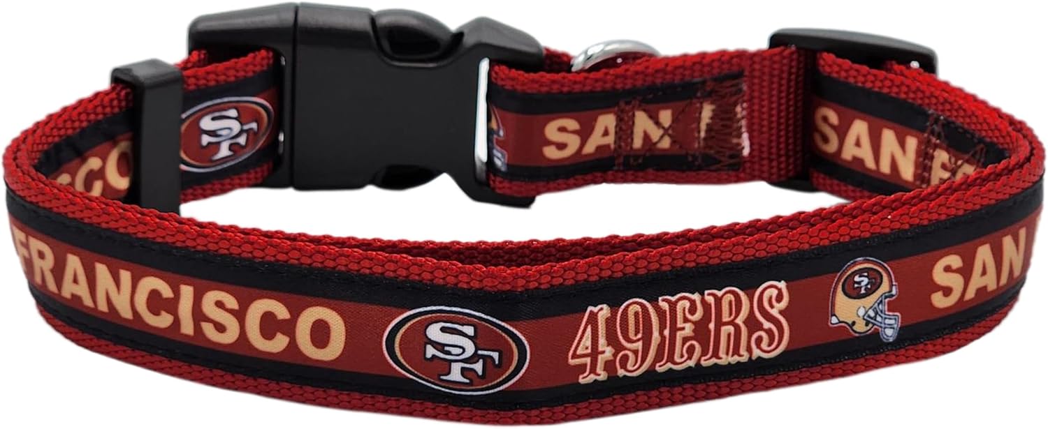 San Francisco 49ers NFL Dog Collar