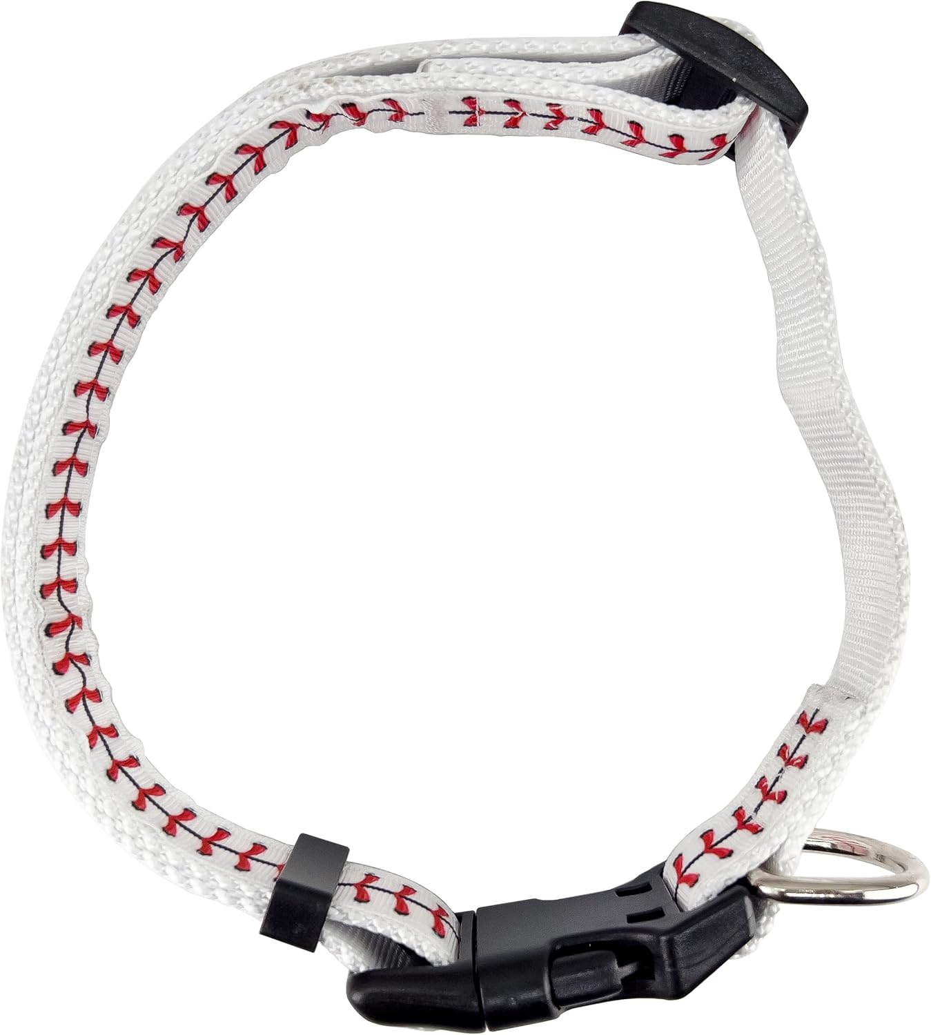 Baseball Dog Collar - Premium Dog Collar- Fadeproof – Sporty and Adjustable Heavy Duty Pet Collar