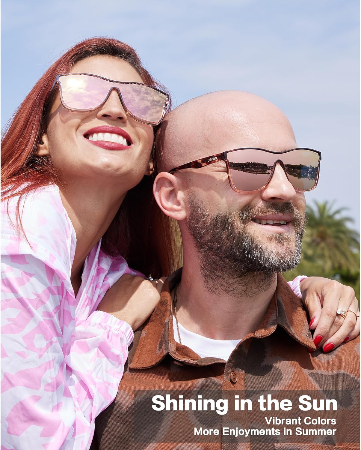 Polarized Sunglasses Men Trendy Mirrored shades Women Reflective Sun Glasses UV Protection