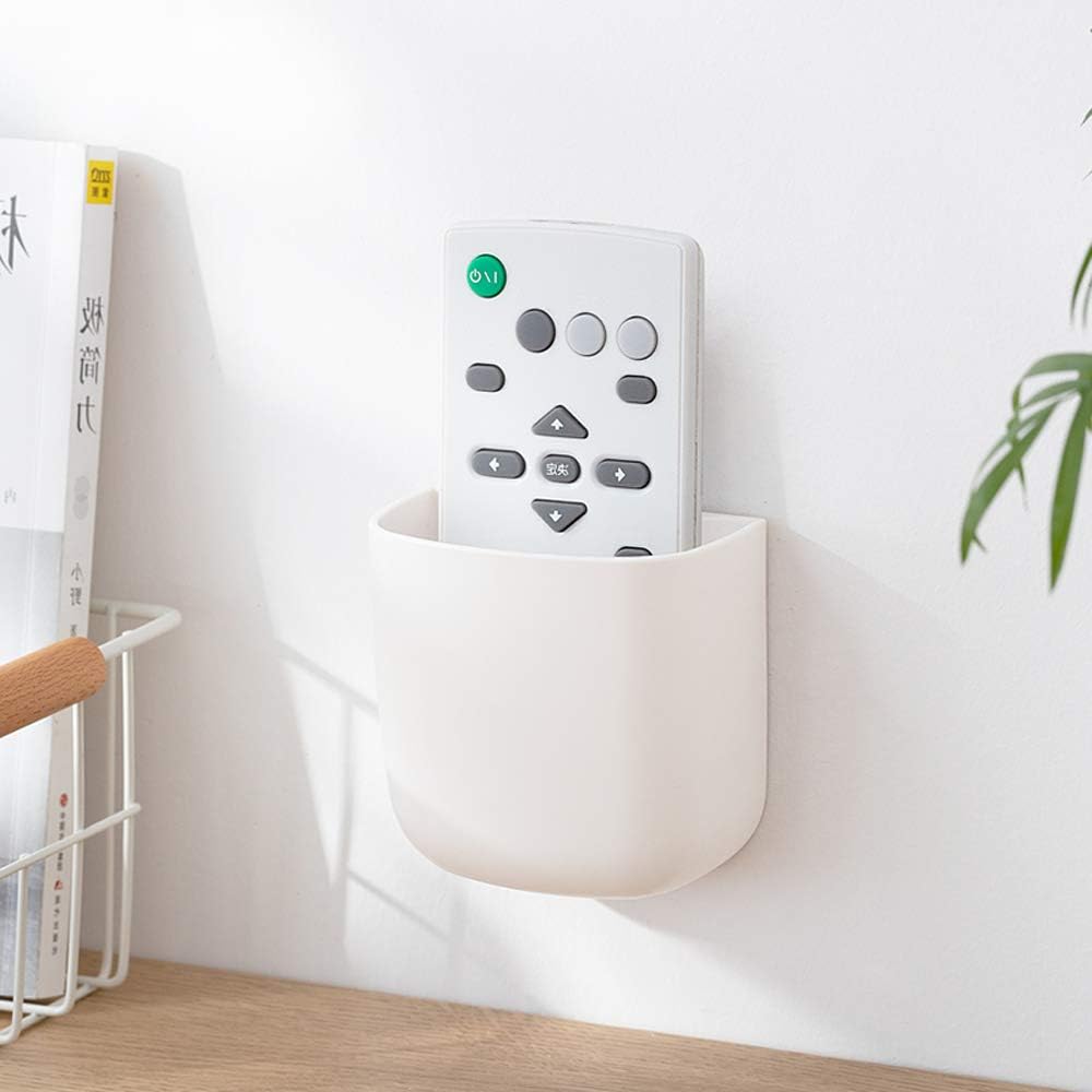 2 Pack Wall Mounted Remote Control Holder with Adhesive