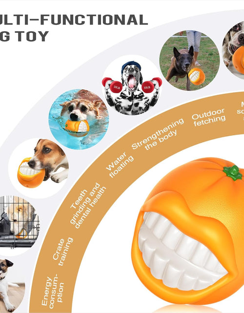 Load image into Gallery viewer, Chew Toys Tough Ball for Medium/Large/Extra Aggressive Chewers Dogs Breed Interactive Enduring Indestructible Squeaky Toy
