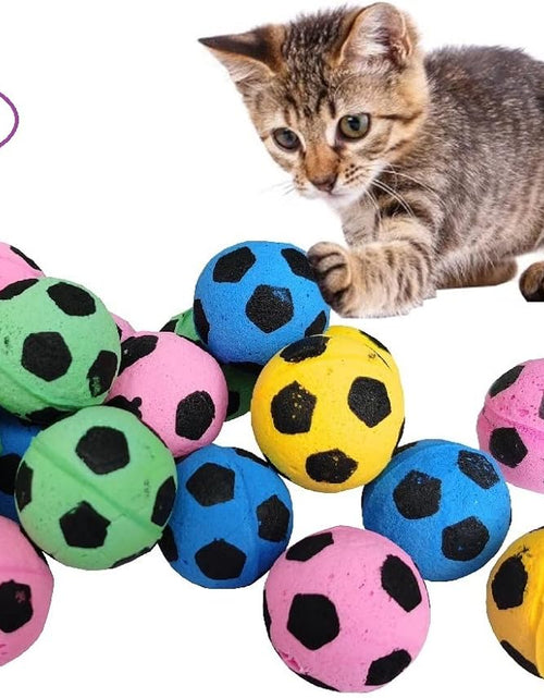 Load image into Gallery viewer, Foam Soccer Balls Cat Toys (Balls Cat Toys (24pcs))
