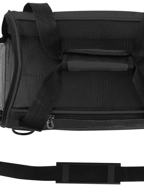 Load image into Gallery viewer, Soft-Sided Pet Travel Carrier for Cats Dogs Puppy Comfort Portable Foldable Pet Bag (Small - Black)
