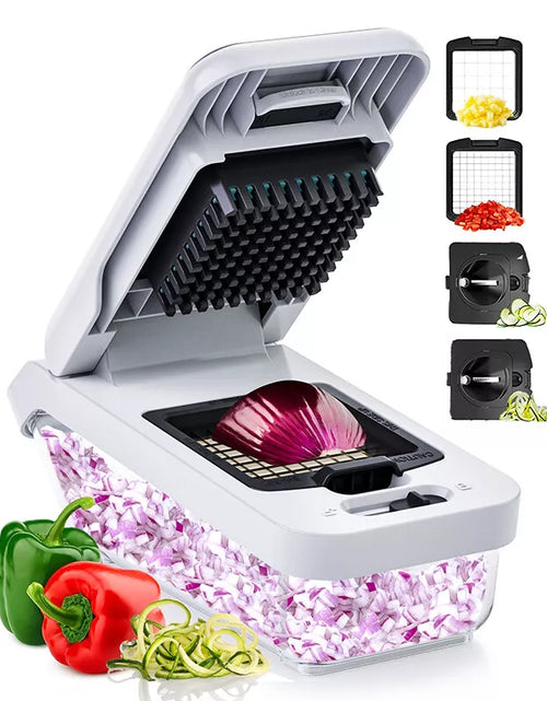Load image into Gallery viewer, 12-In-1Vegetable Fruit Chopper Cutter Food Onion Veggie Dicer Slicer Kitchen
