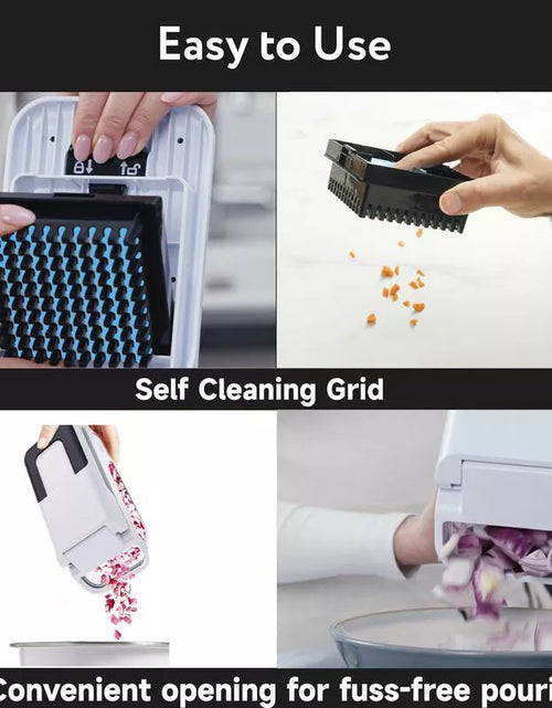 Load image into Gallery viewer, 12-In-1Vegetable Fruit Chopper Cutter Food Onion Veggie Dicer Slicer Kitchen
