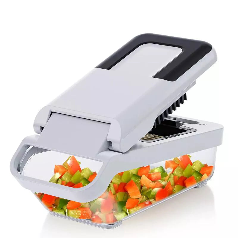 12-In-1Vegetable Fruit Chopper Cutter Food Onion Veggie Dicer Slicer Kitchen
