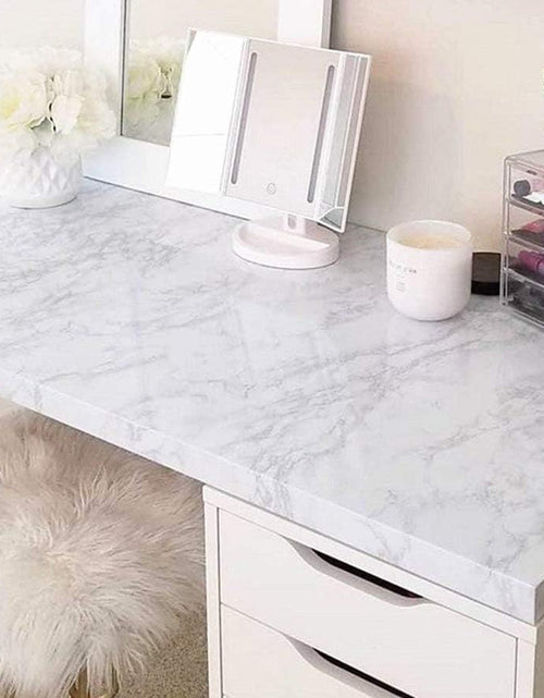 Load image into Gallery viewer, Marble Peel and Stick Wallpaper Granite Paper for Old Furniture Self Adhesive and Removable Cover Surfaces 17.7 inch x 78.7 inch
