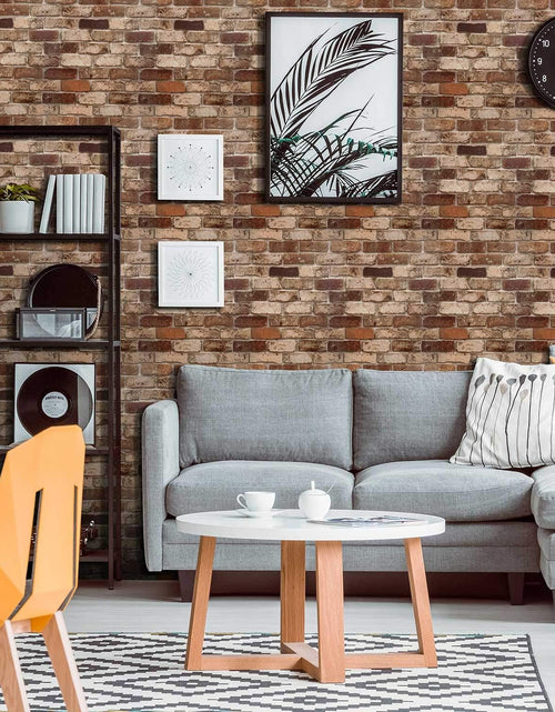 Load image into Gallery viewer, Brick Wallpaper for Home Decoration, Kitchen Wallpaper Stick and Peel Backsplash,  17.7&quot; x 197&quot;
