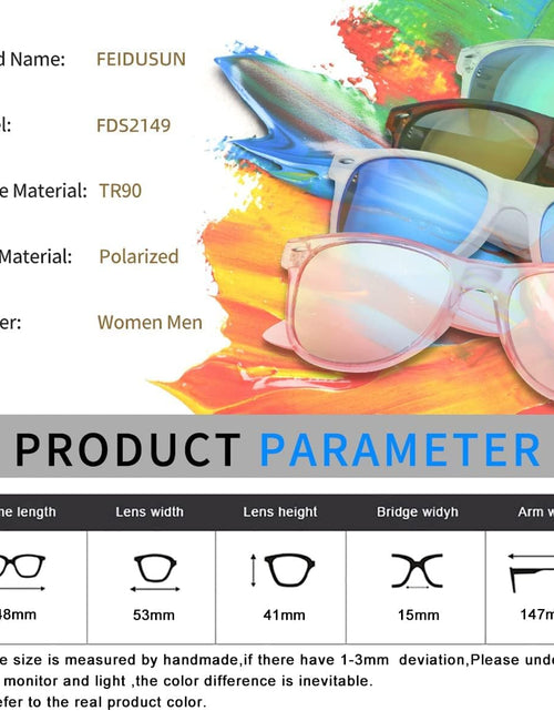 Load image into Gallery viewer, Men Polarized Sunglasses for Mens and Womens, Black Retro Sun Glasses Driving Fishing UV Protection
