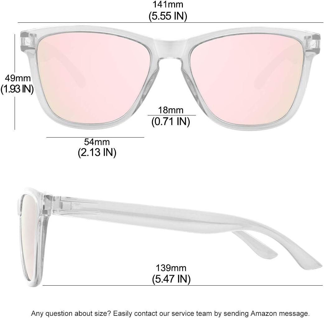 Polarized Sunglasses for Women Men Classic Retro Designer Style