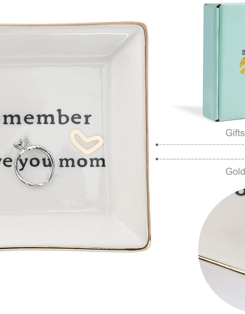 Load image into Gallery viewer, Ceramic Ring Dish Jewelry Tray for Mom Sister Friends, Mom
