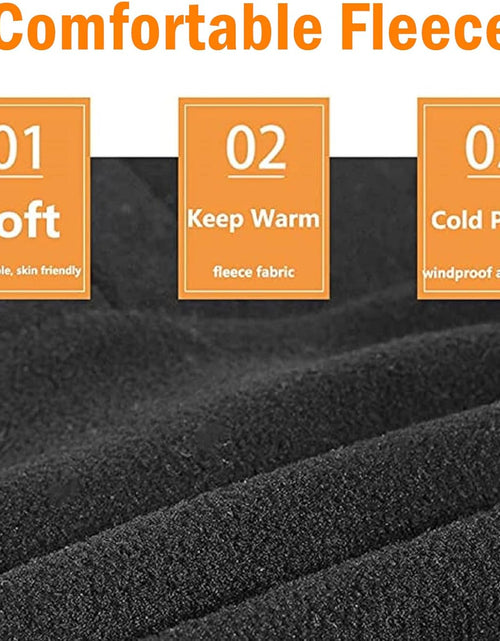 Load image into Gallery viewer, Balaclava Windproof Winter Face Mask Warm Fleece Ski Mask for Men and Women, Onesize, Black

