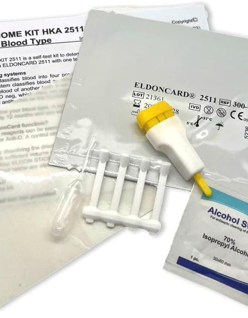 Load image into Gallery viewer, Blood Typing Kit, 1 Test, Know Your Blood Type, Instant Home Testing Kit
