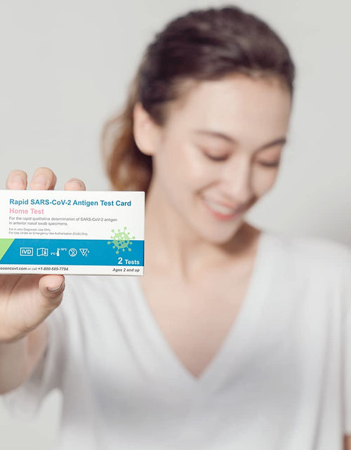 Load image into Gallery viewer, Rapid SARS-CoV-2 Antigen Test Card, 1 Pack, 8 Tests Total, FDA EUA Authorized OTC at-Home Self Test
