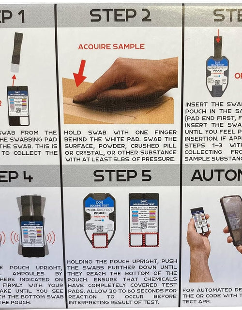 Load image into Gallery viewer, Residue Detection Multi-Drug Test Kit - Rapid Surface Residue Detector
