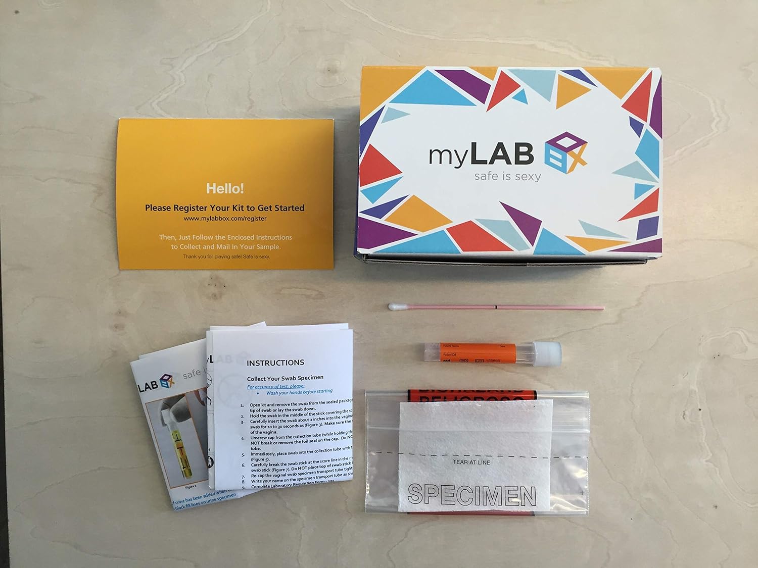 at Home STD Test for Women, Genital Herpes Test, Easy Home Test, Std Test Kit at Home for Women