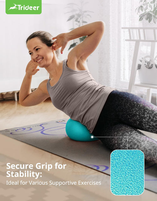 Load image into Gallery viewer, Pilates Ball 9 Inch Core Ball, Small Exercise Ball with Exercise Guide, Turkis
