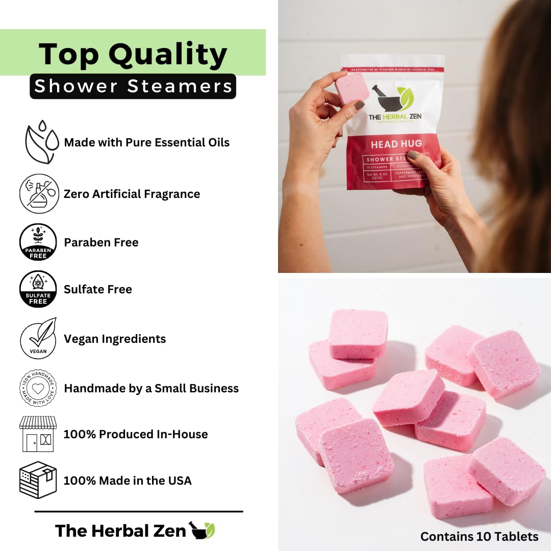 Shower Steamers Aromatherapy for Soothing Relief, Self Care Spa Gift for Women, Orginal,10 ct Pack of 1
