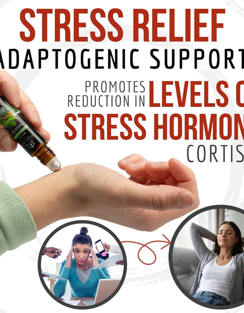 Load image into Gallery viewer, Ashwagandha Oil Roll On - for Stress Relief, Hormone Balance, Thyroid Support - 10ml
